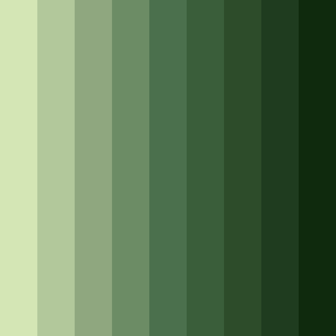 Download mossy depths color palette PNG image (square)