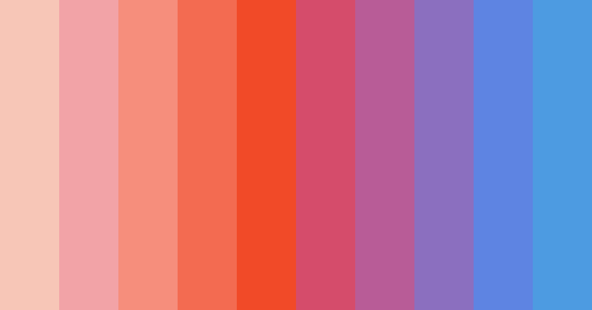 Download vibrant dreamscape color palette PNG image (landscape)