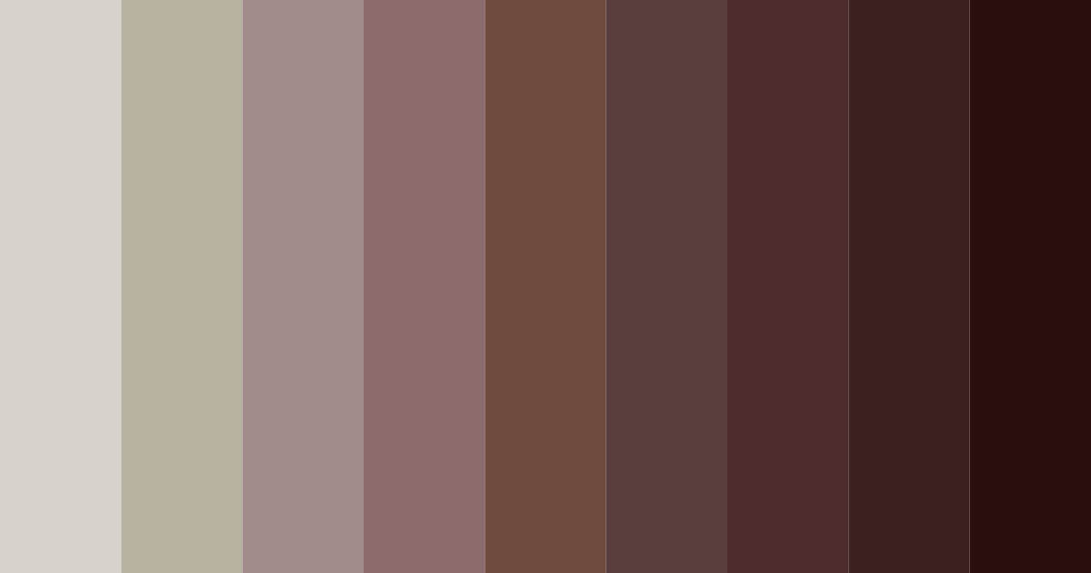 Download brown morandi color palette PNG image (landscape)