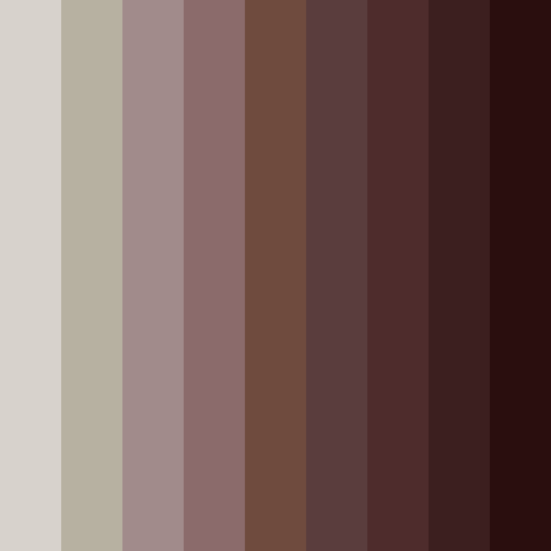Download brown morandi color palette PNG image (square)
