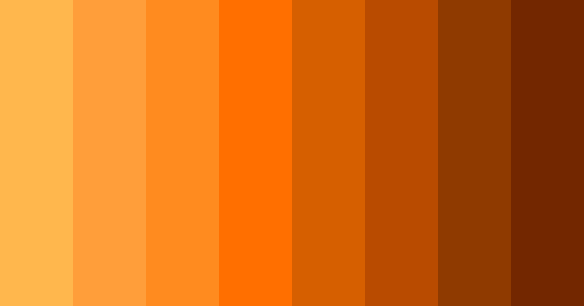 Download jewel orange color palette PNG image (landscape)