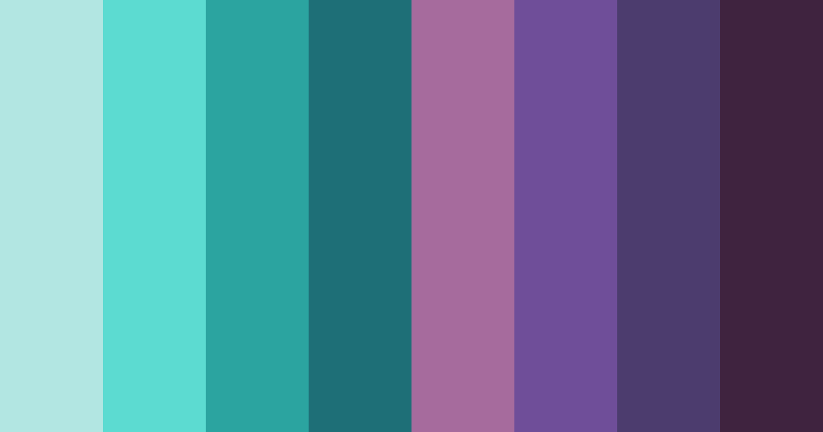 Download enchanted gemstone harmony color palette PNG image (landscape)