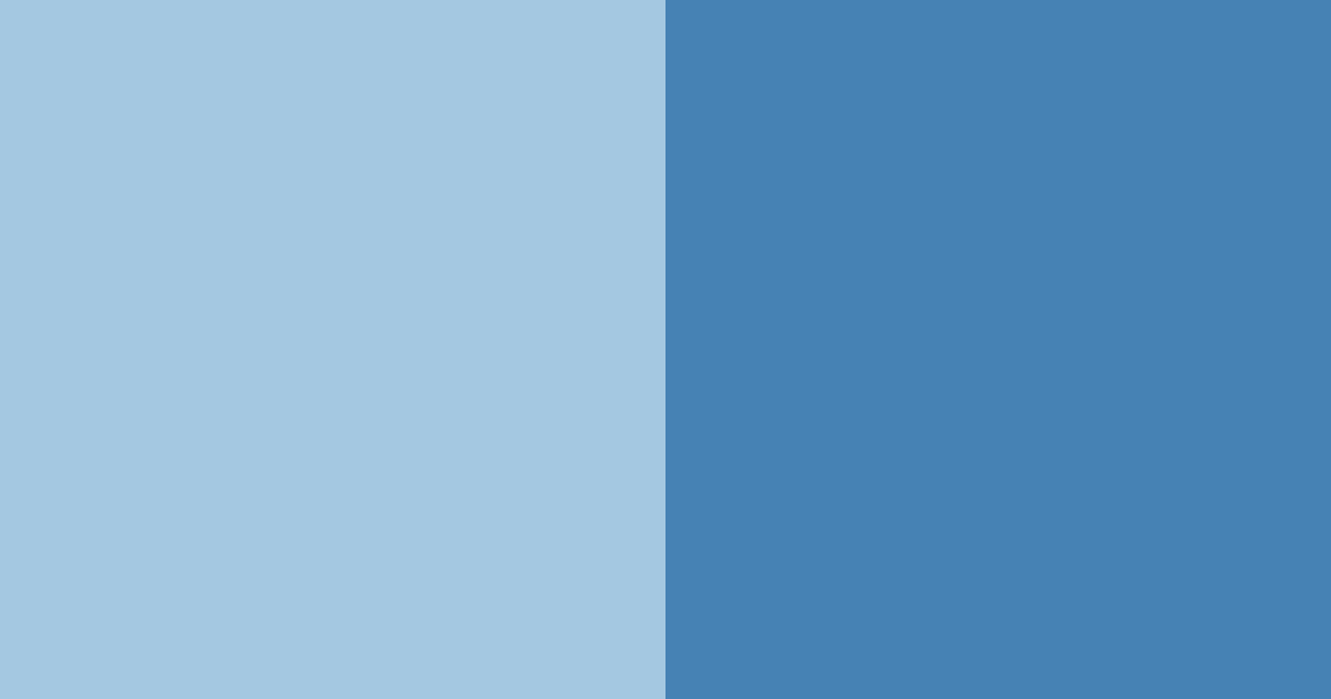 Download steel blue serenity color palette PNG image (landscape)