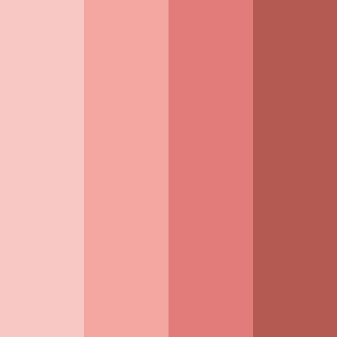 Download peachy blossom color palette PNG image (square)