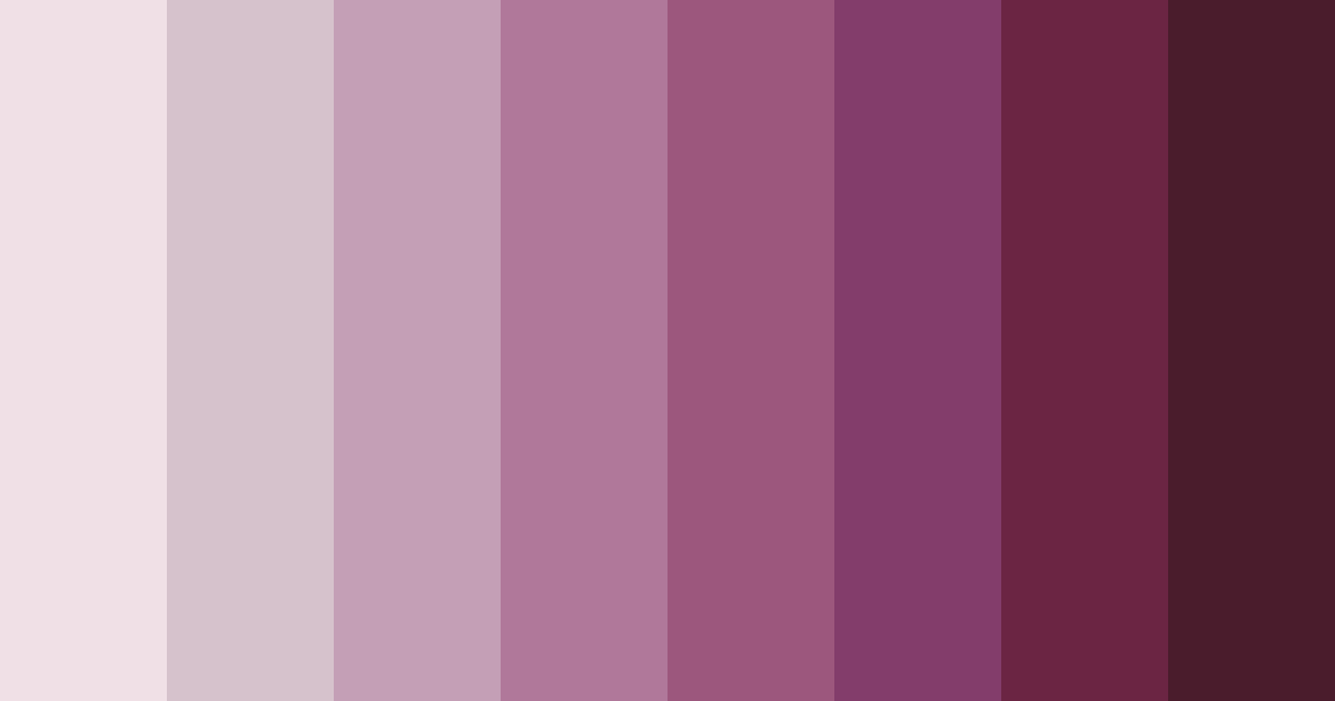 Download crimson vintage color palette PNG image (landscape)