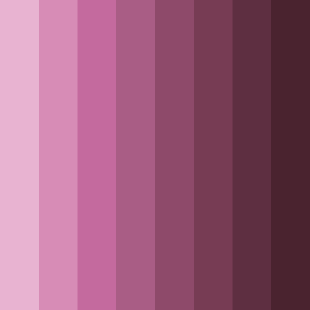 Download shades of red wine color palette PNG image (square)