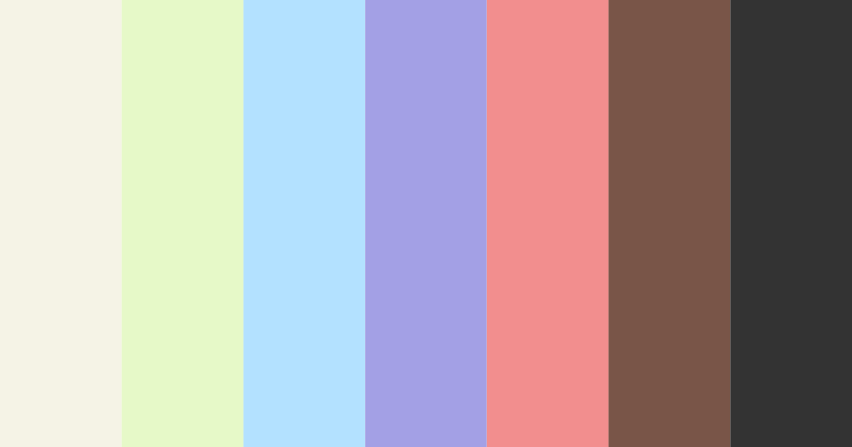 Download vibrant harmony color palette PNG image (landscape)