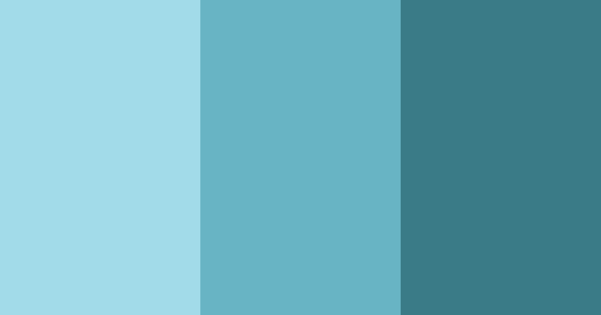 Download blue oasis color palette PNG image (landscape)
