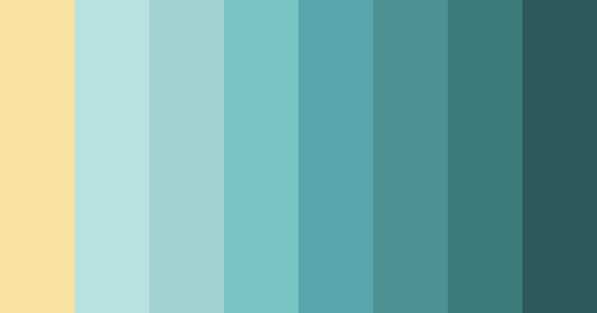 Download mustard aqua color palette PNG image (landscape)