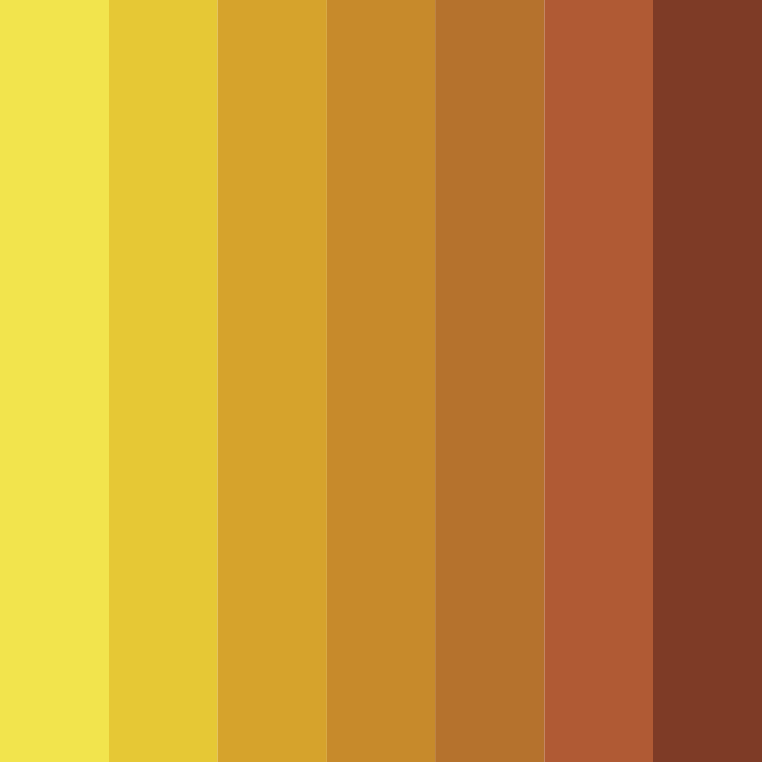 Download bright yellow lagoon color palette PNG image (square)