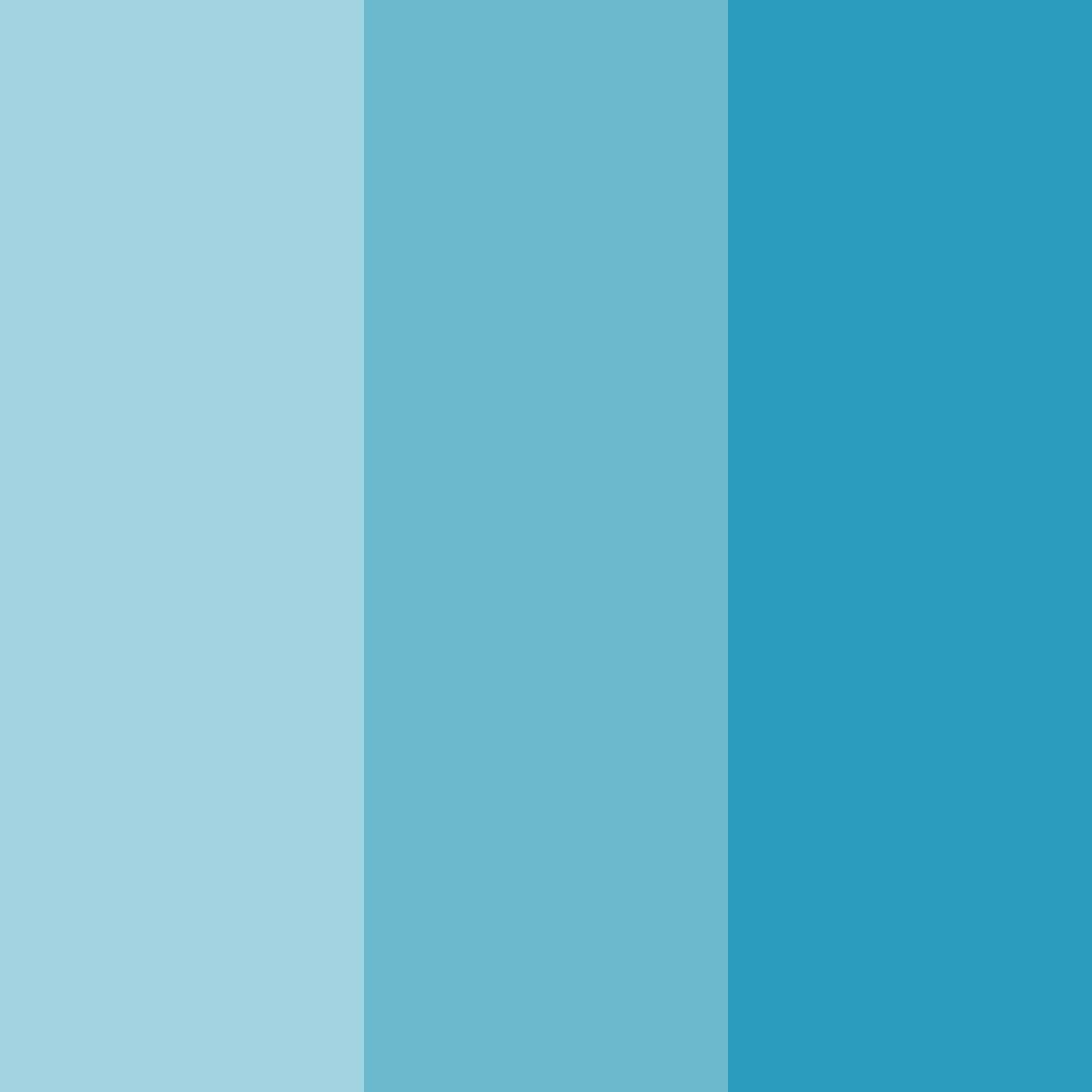 Download ice blue serenity color palette PNG image (square)