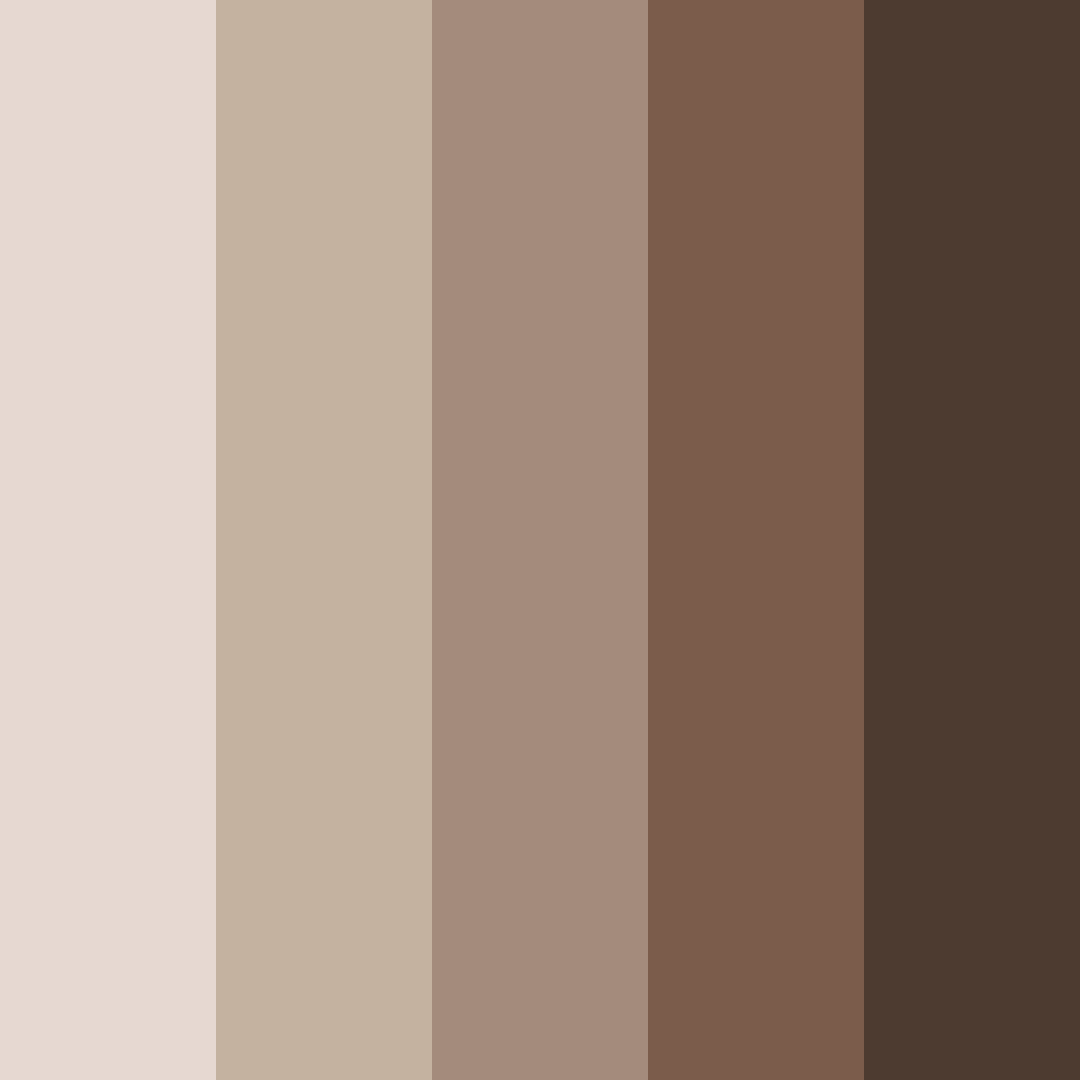 Download woodland whisper color palette PNG image (square)