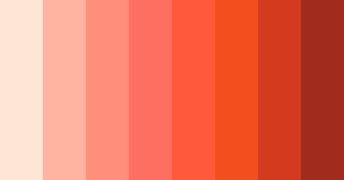 Download sunset sorbet color palette PNG image (landscape)