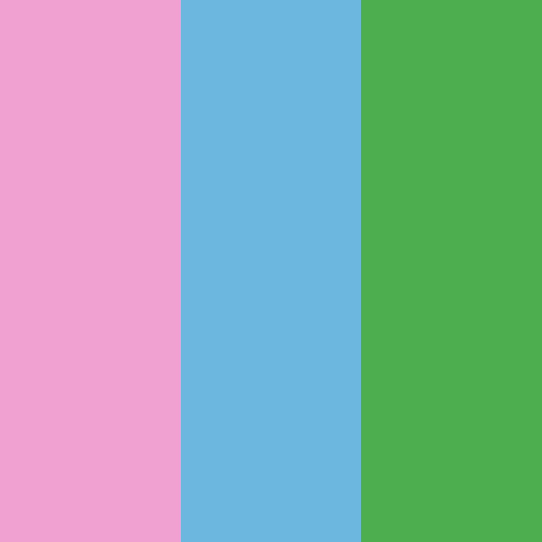 Download pink blue green color palette PNG image (square)