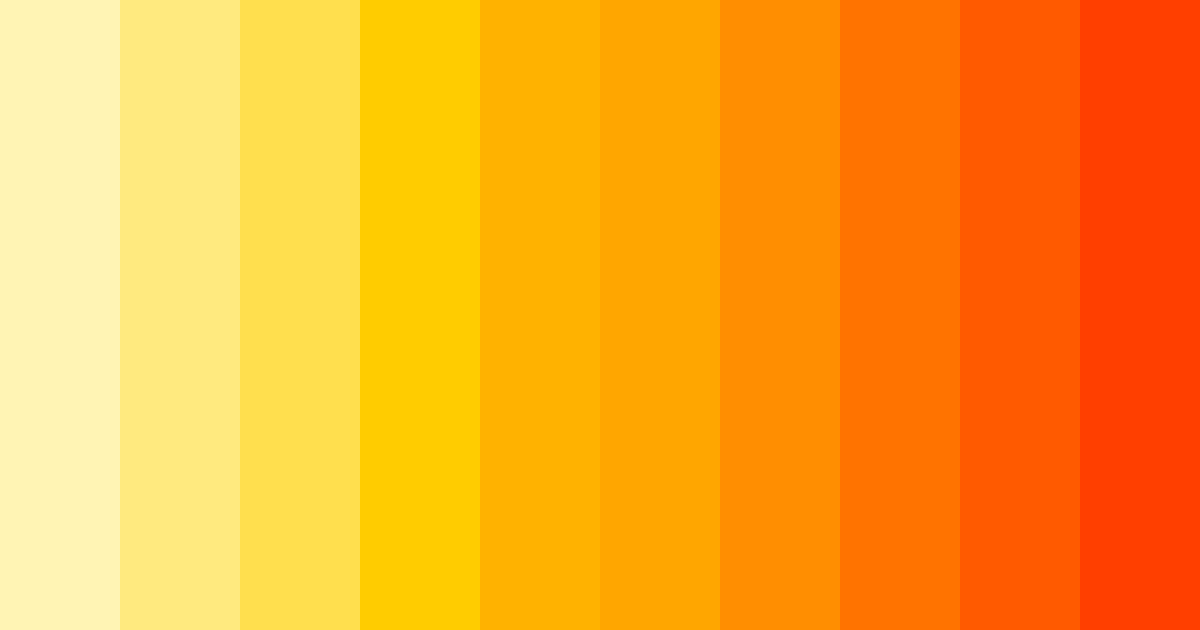 Download bright yellow color palette PNG image (landscape)