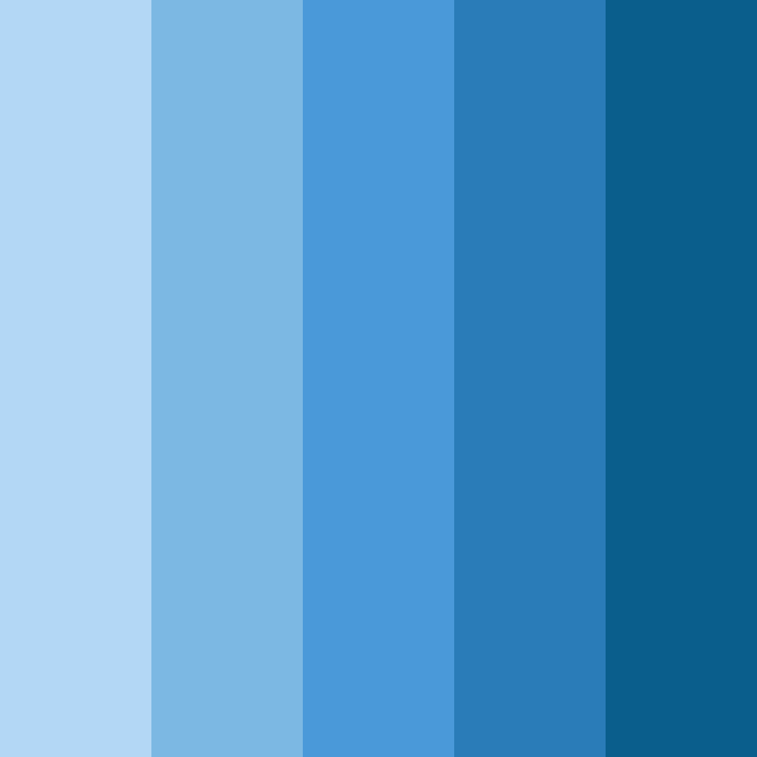 Download azure serenade color palette PNG image (square)