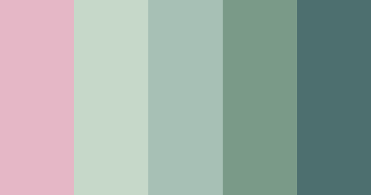 Download mossy blush color palette PNG image (landscape)