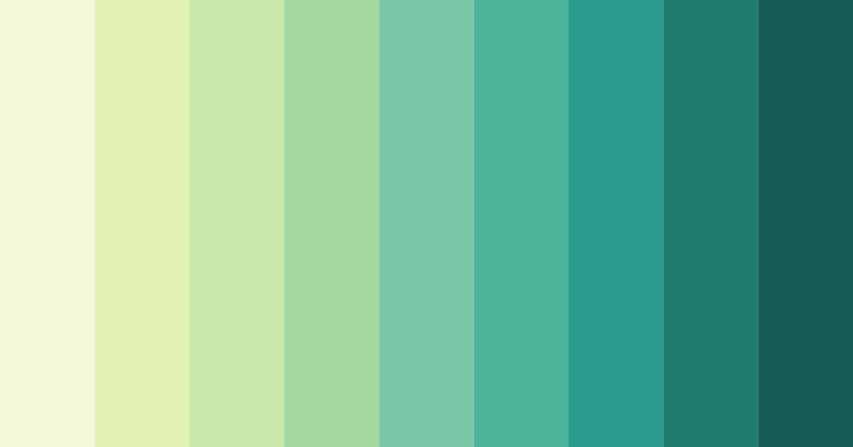 Download emerald breeze color palette PNG image (landscape)