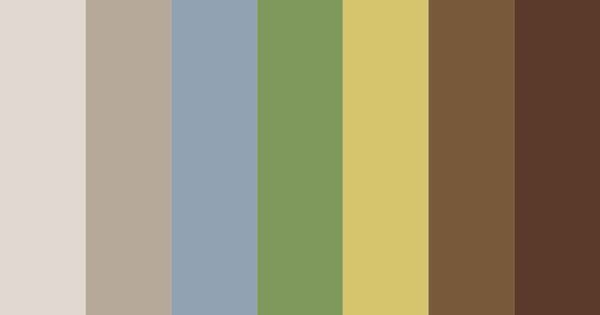 Download warm sage color palette PNG image (landscape)
