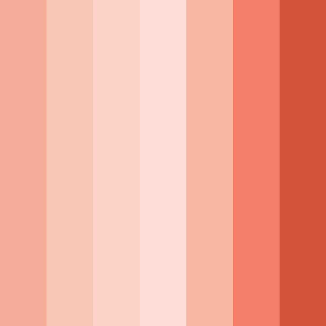 Download peach blossom dreams color palette PNG image (square)