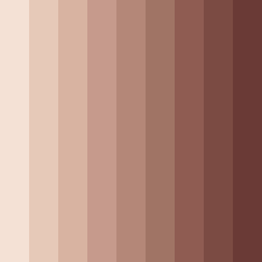 Download peachy satin color palette PNG image (square)