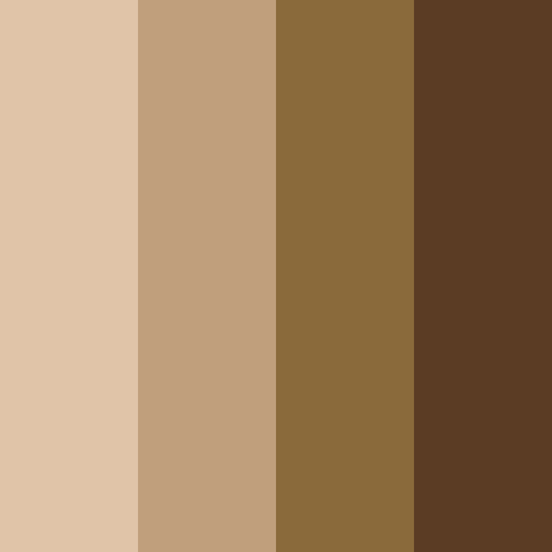 Download regal earthtones color palette PNG image (square)