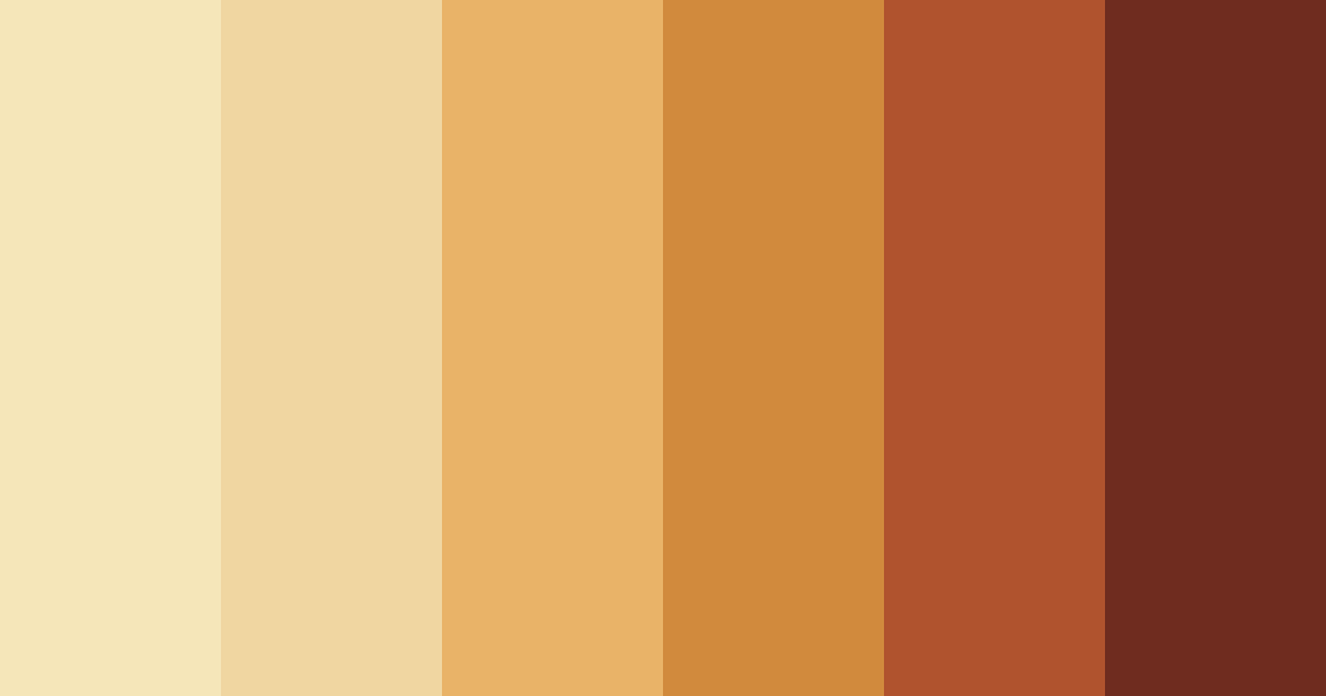 Download earthy yellow color palette PNG image (landscape)