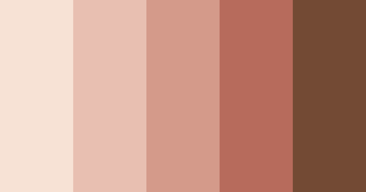 Download terracotta earth color palette PNG image (landscape)