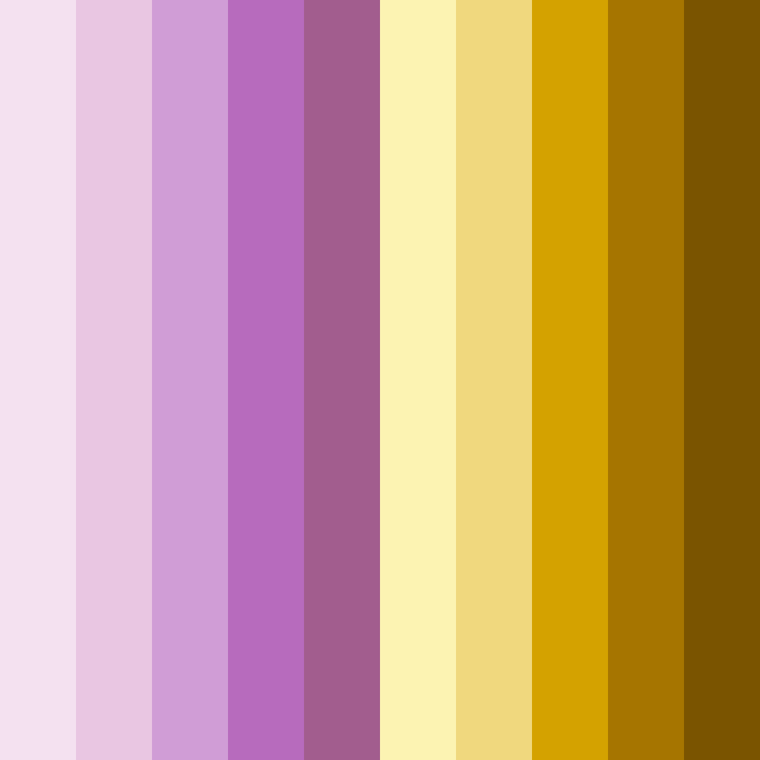 Download lavender sunset color palette PNG image (square)