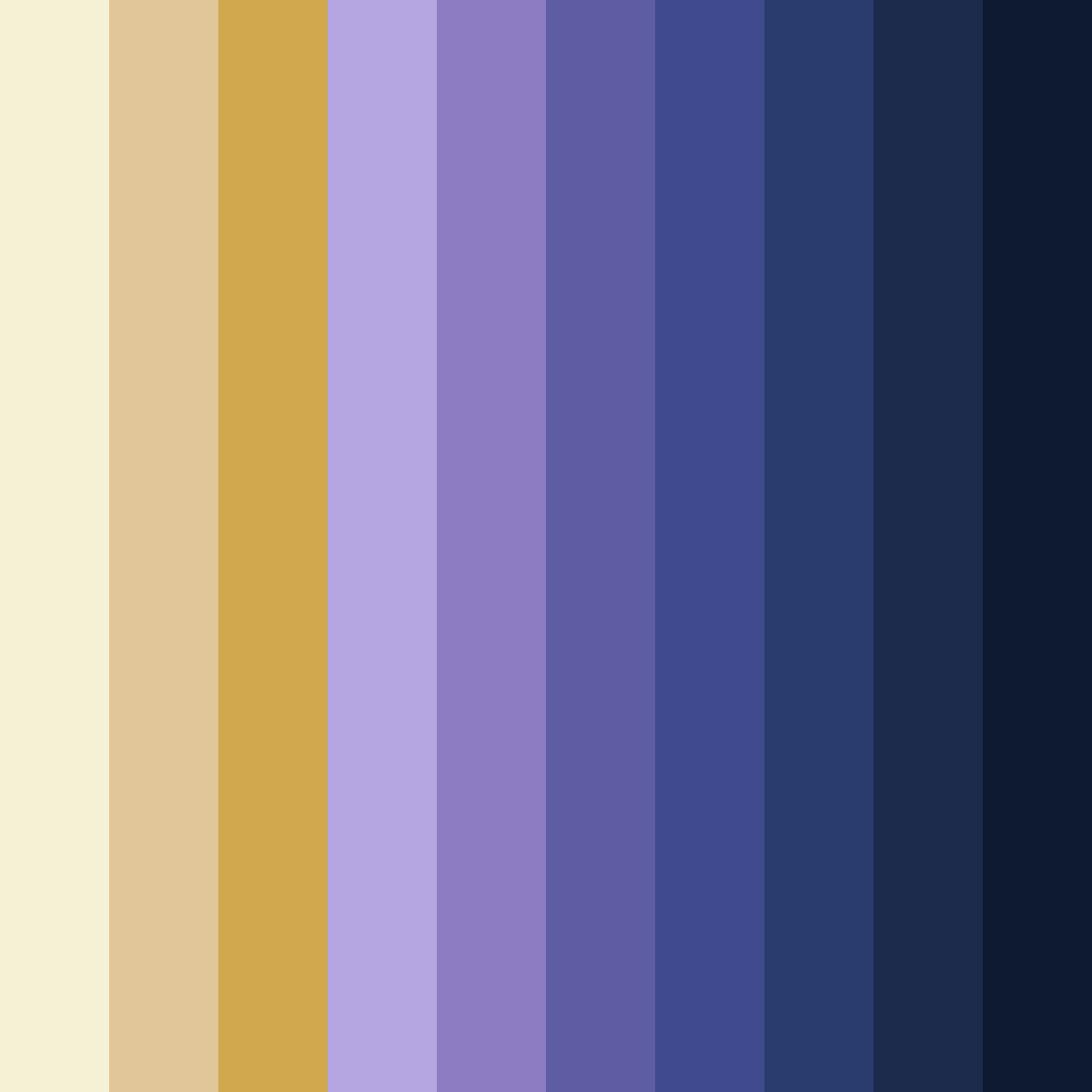 Download navy and gold elegance color palette PNG image (square)