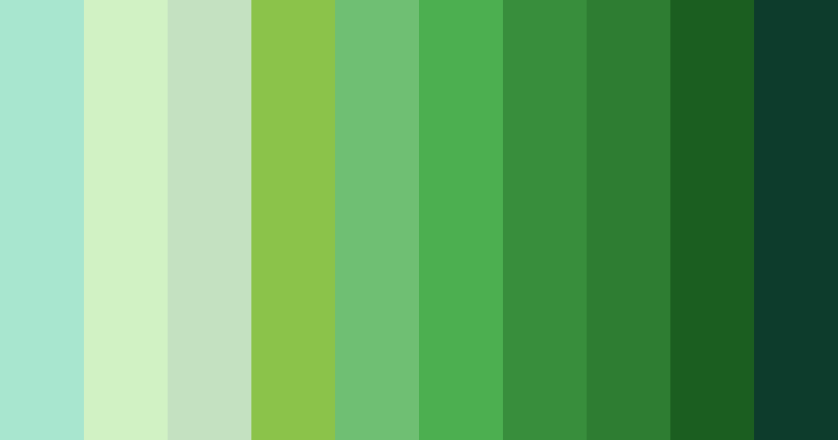 Download verdant serenity color palette PNG image (landscape)