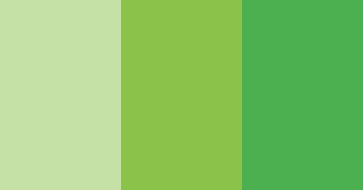 Download shades of green fall color palette PNG image (landscape)