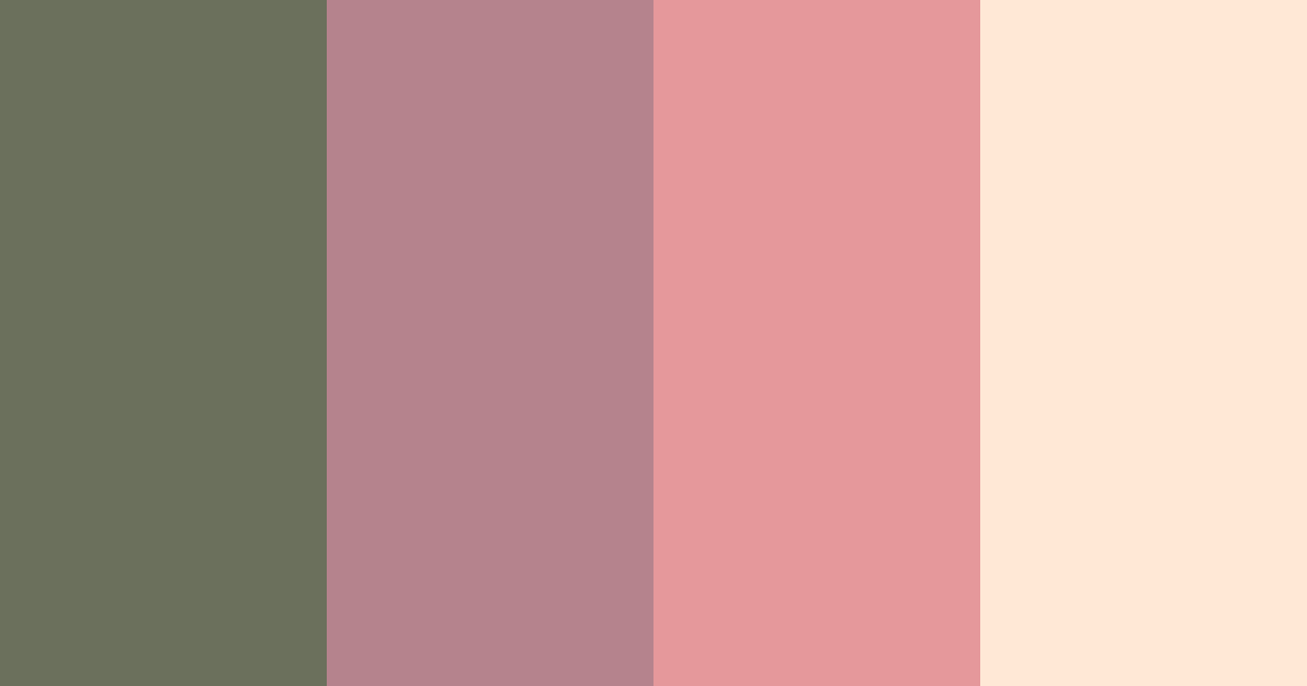 Download moss and rose color palette PNG image (landscape)