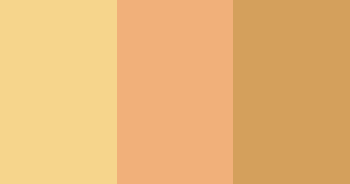 Download peachy honey color palette PNG image (landscape)
