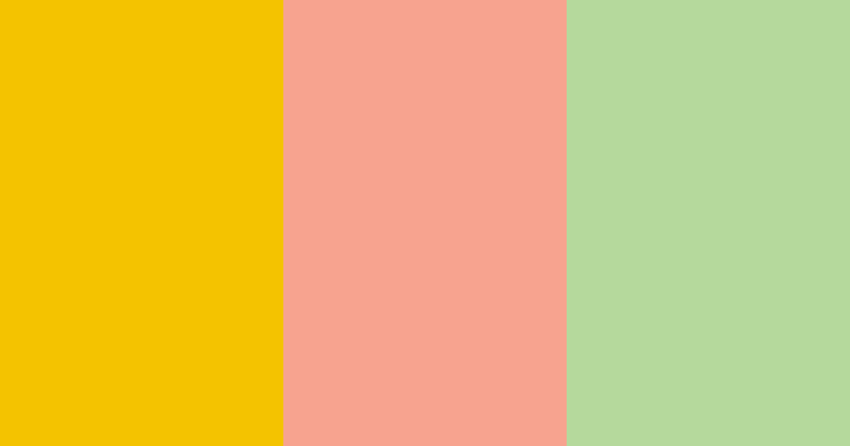 Download peachy green color palette PNG image (landscape)
