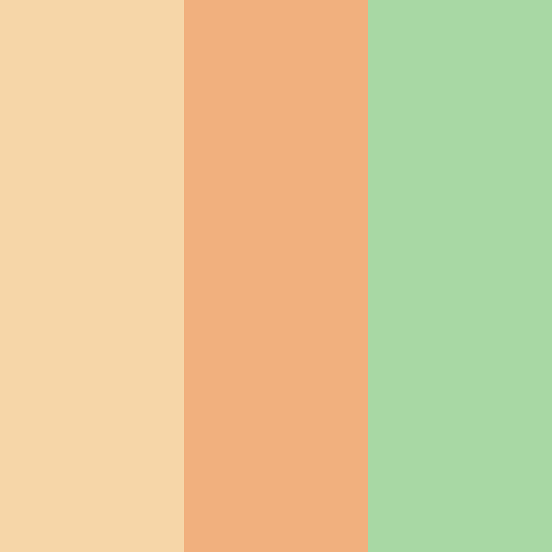 Download peachy honey mist color palette PNG image (square)