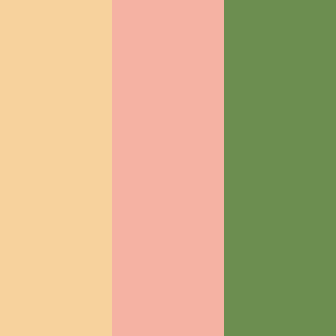 Download honeyed haze color palette PNG image (square)