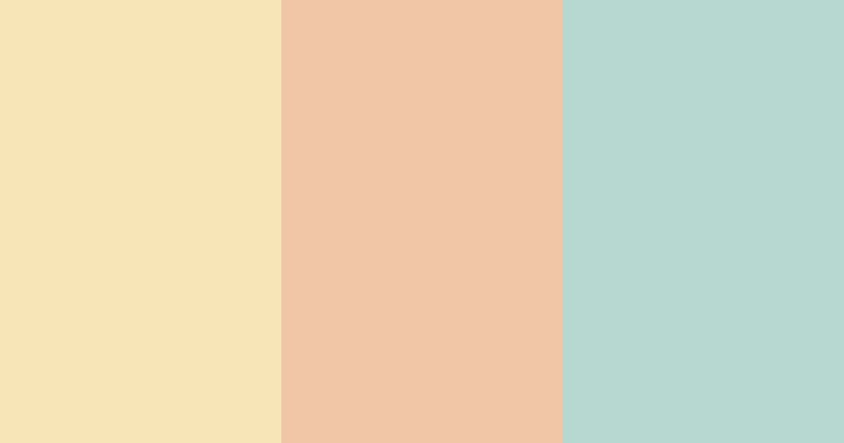 Download peachy green color palette PNG image (landscape)