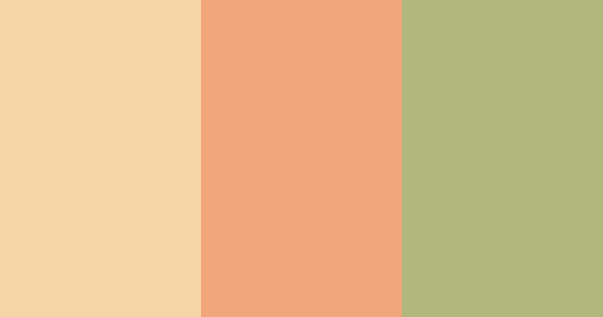 Download honeyed peach mist color palette PNG image (landscape)