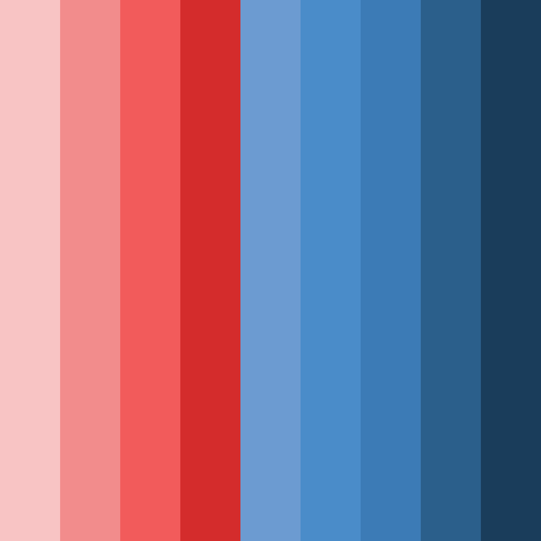 Download crimson waves color palette PNG image (square)