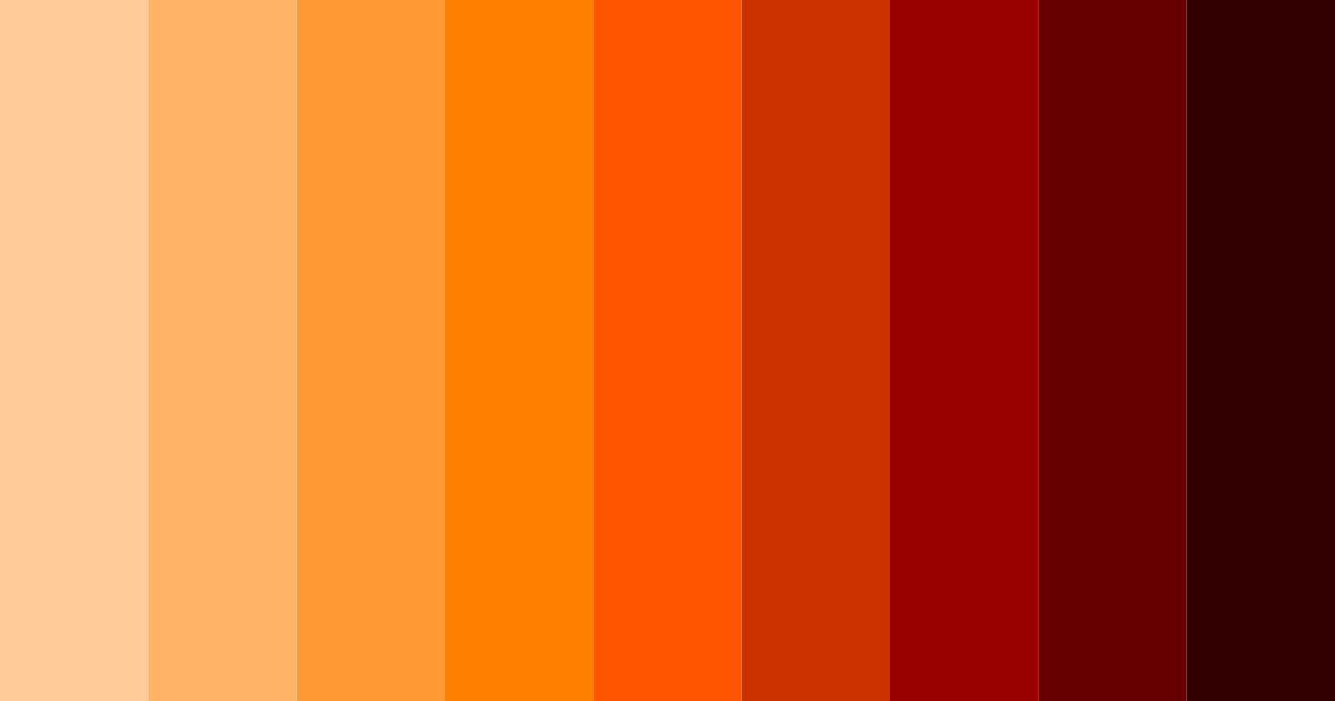 Download crimson sunset color palette PNG image (landscape)