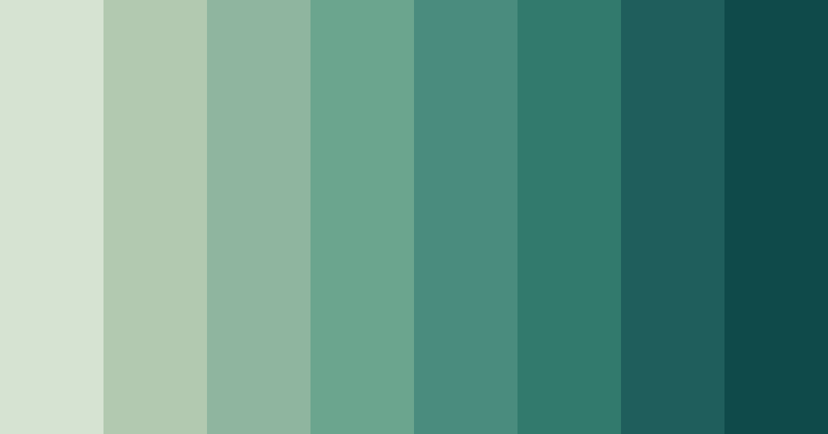 Download greyed green color palette PNG image (landscape)