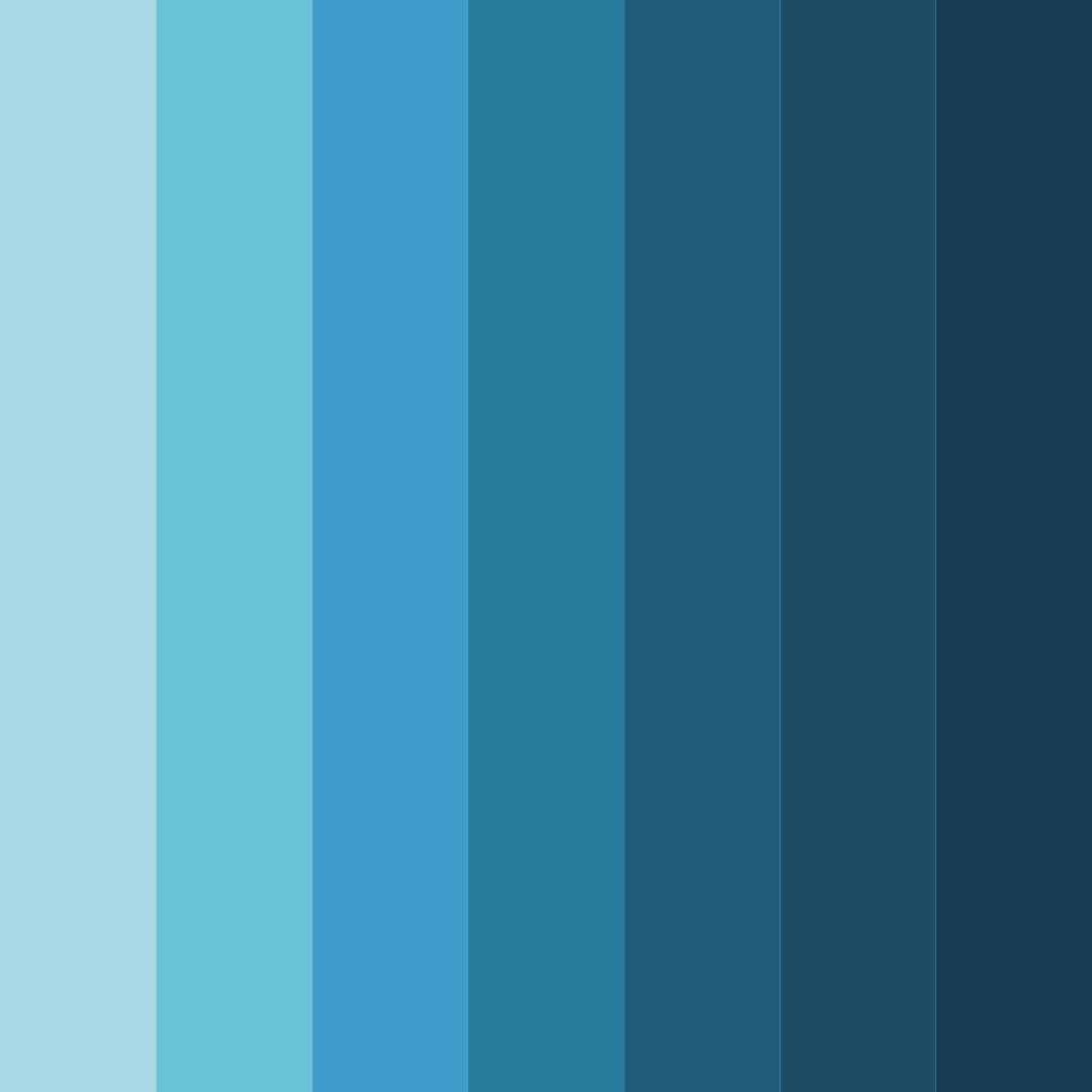 Download blue vapor trail color palette PNG image (square)