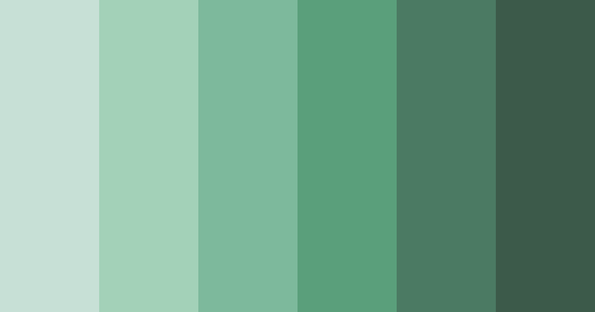 Download verdant serenity color palette PNG image (landscape)