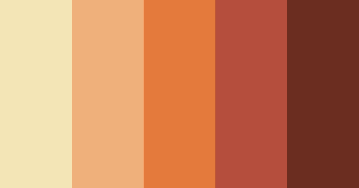 Download autumn hearth color palette PNG image (landscape)