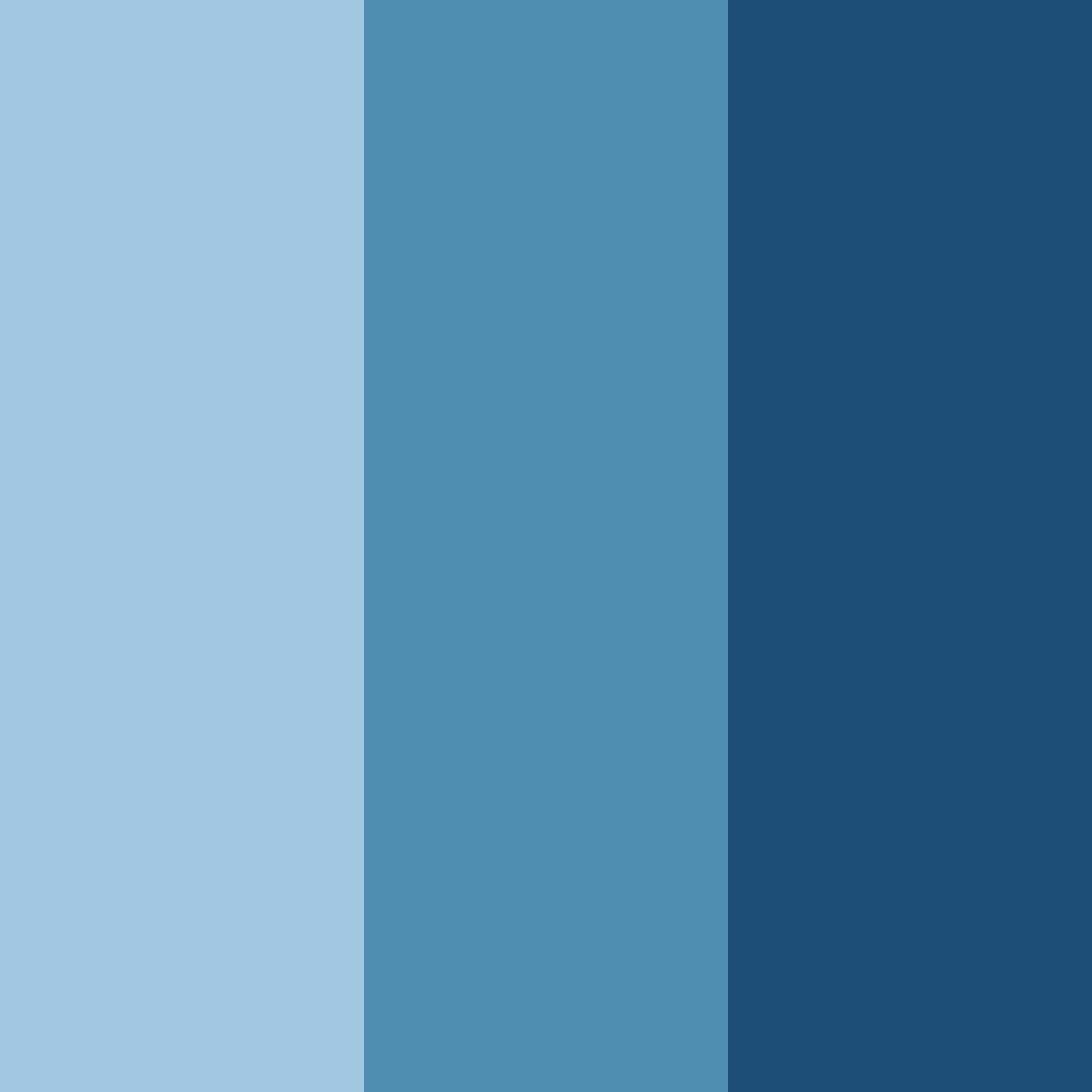 Download deep blue serenity color palette PNG image (square)