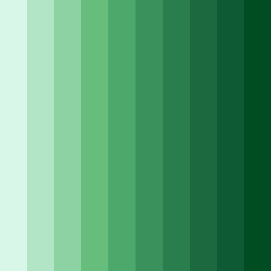 Download emerald serenity color palette PNG image (square)