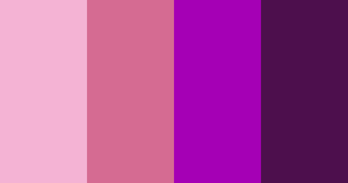 Download digital magenta shades color palette PNG image (landscape)