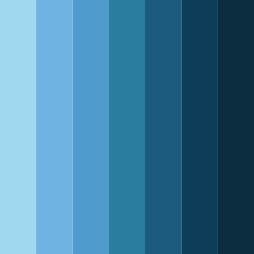 Download azure dusk serenade color palette PNG image (square)