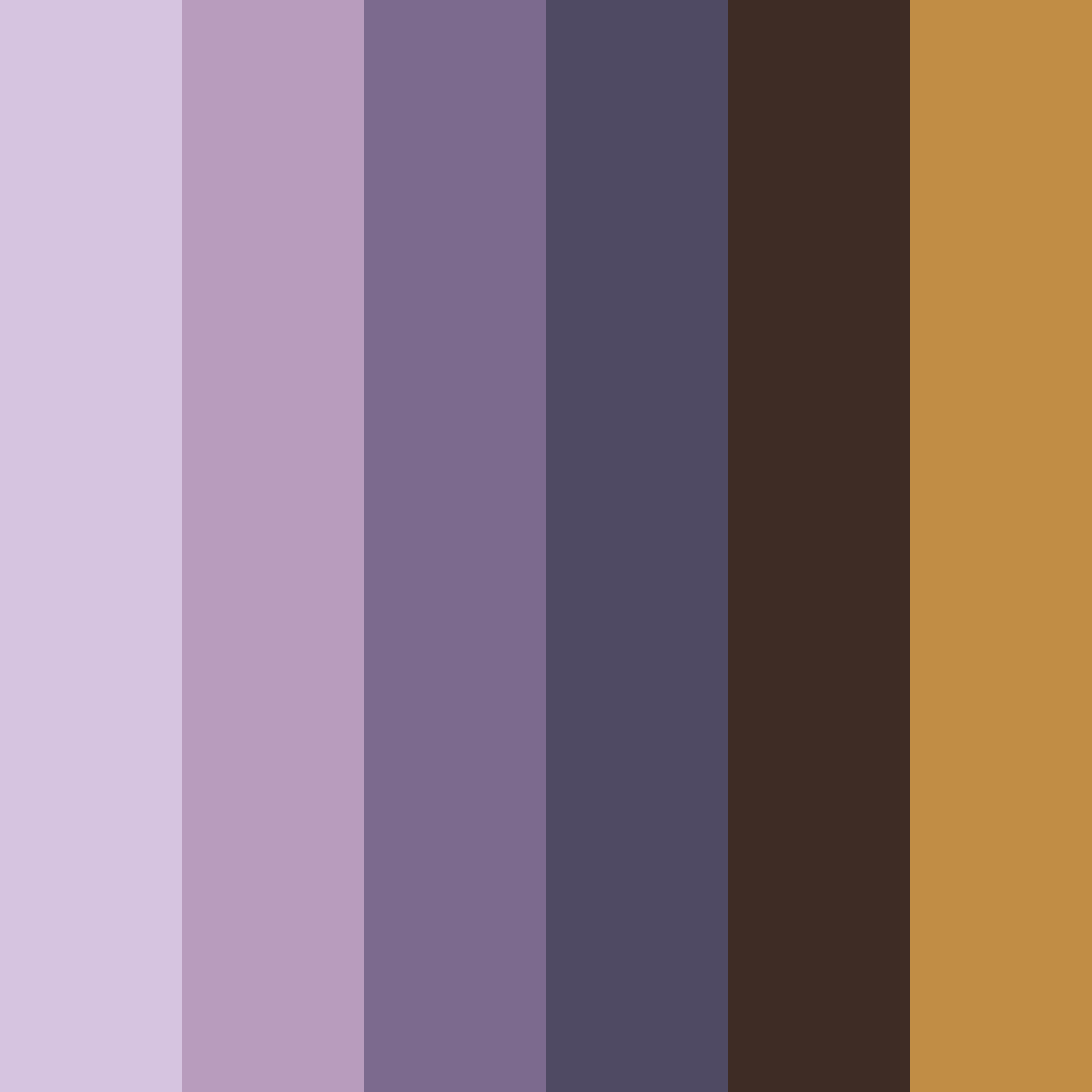 Download shades of purple brown bronze color palette PNG image (square)